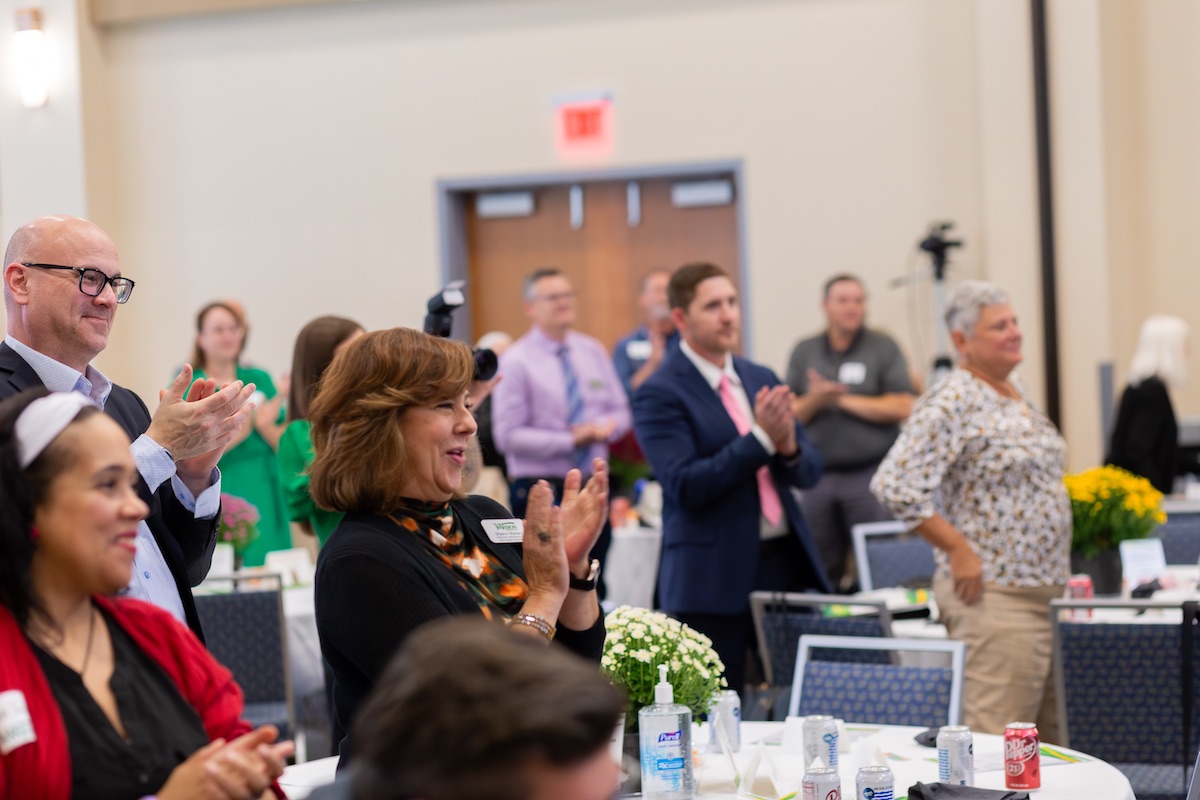 InVision State of the Vision 2024 Years of Service Awards People Clapping