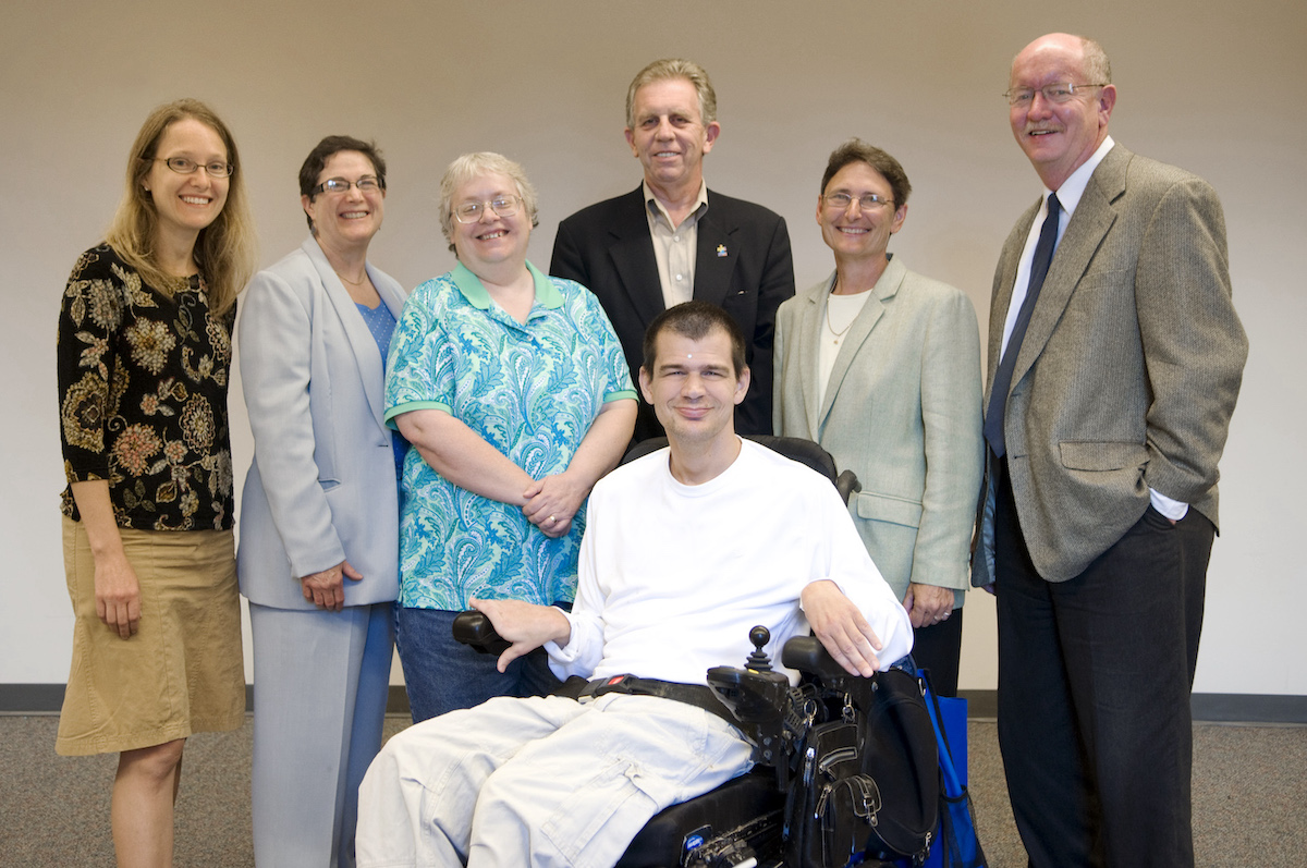 InVision Founder Ruth Siegfried Pictured with Board Members in 2009